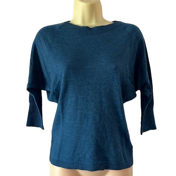 The Limited Blue Boatneck Sweater Woman's Size Small - Picture 1 of 8
